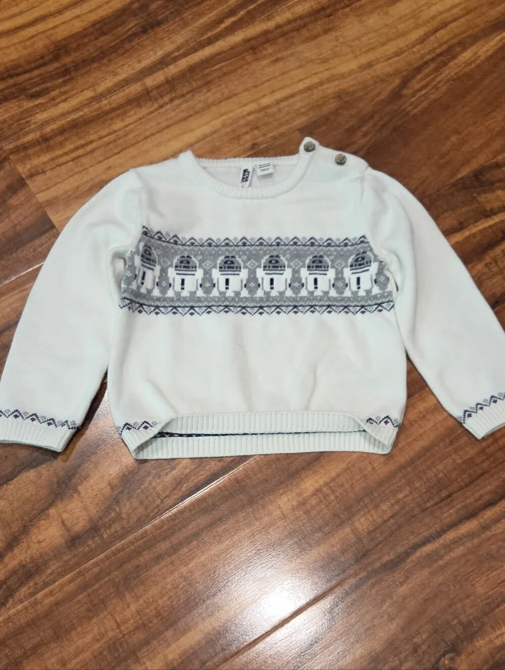 Janie and Jack x Disney EUC 18-24 Months Star Wars Sweater and Pants Set